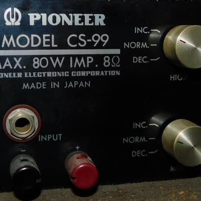 Pioneer CS-99 vintage home audio speakers image 11