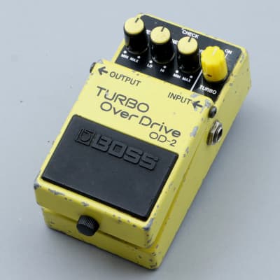 1985 Boss Japan OD-2 Turbo Overdrive Guitar Effects Pedal P-23507 image 1
