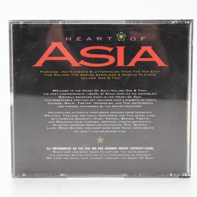 Spectrasonics Heart of Asia Volume 1 & 2 Roland CD ROM Sound Library #53207 image 3