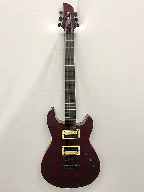 FERNANDES dragonfly ssh 24F フレット新品 Fernandes Dragonfly, Double Cutaway, Red Gloss - Hank's