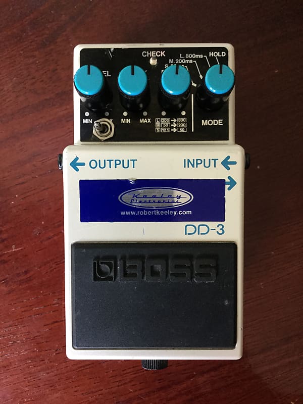 Boss DD-3 Keeley Mod (Extremely Rare) | Reverb