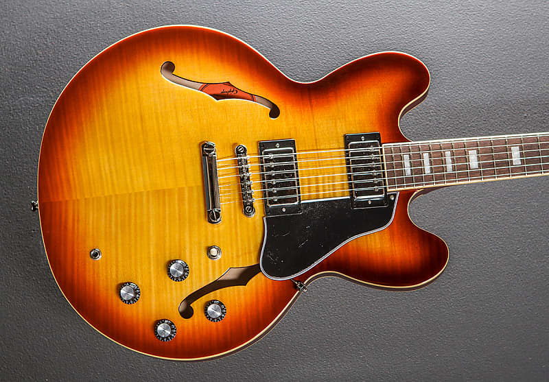 Epiphone ES-335 Figured - Raspberry Tea Burst