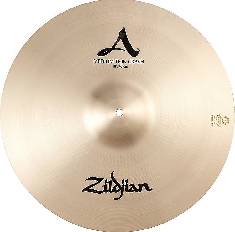 Zildjian 18” A Medium Thin Crash Cymbal | Reverb