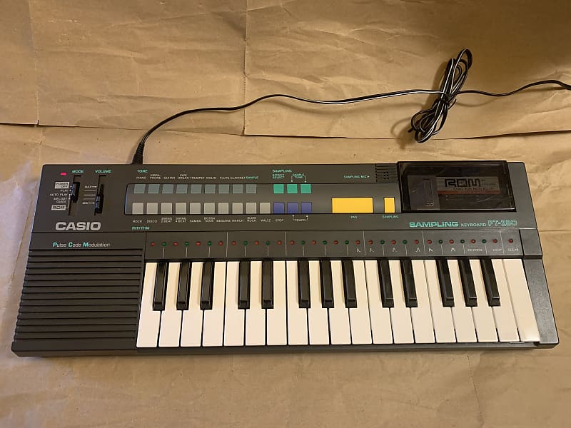 Casio PT-280 Sampling Keyboard Lo-Fi sample Made in Japan