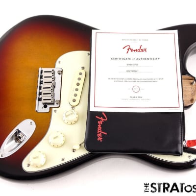 2022 Fender American Ultra Stratocaster Strat LOADED BODY, USA Ultraburst image 2