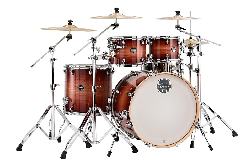 Mapex Armory Series 5pc Rock Shell Pack Redwood Burst image 1