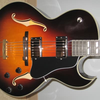 Eastman AR372CE-SB Hollowbody Archtop with Ebony Fretboard - Sunburst image 1