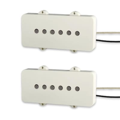 Lindy Fralin Jazzmaster Pickup Set White