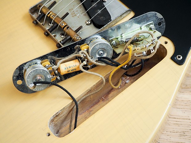 素晴らしい価格 1953 Fender Telecaster Vintage Electric Guitar Blackguard 傘立て