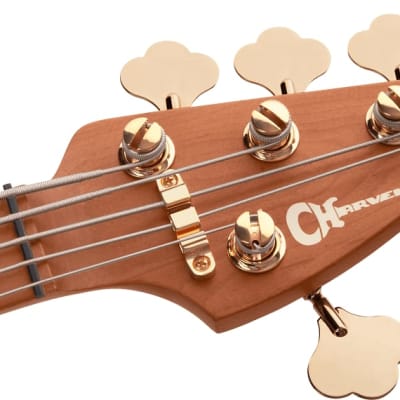 CHARVEL Pro-Mod San Dimas® Bass JJ V, Caramelized Maple Fingerboard, Lambo Green Metallic image 5