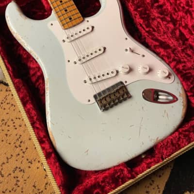 Fender Todd Krause 1954 Stratocaster Relic 2020 - Sonic Blue Relic image 8