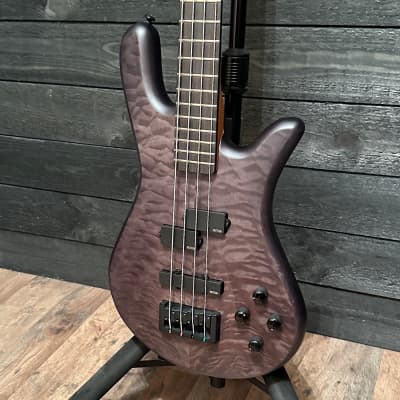 Spector NS Pulse II 4 String Electric Bass Guitar Black Stain Matte B Stock image 3