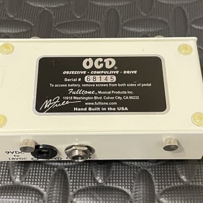 Fulltone OCD V1 Series 5 (V 1.5) 2010s White | Reverb