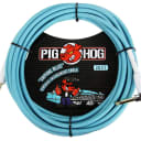 Pig Hog "Daphne Blue" 20ft Instrument Cable Right Angle