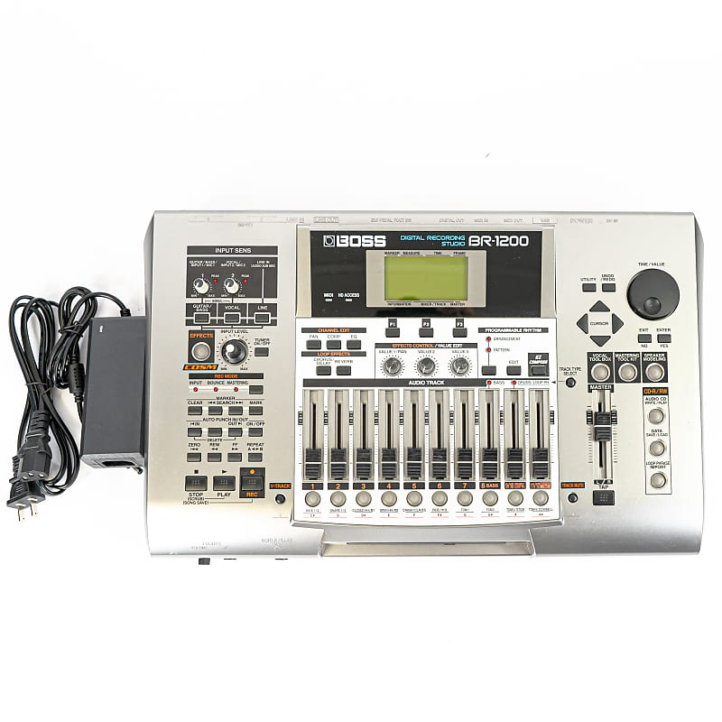 Boss BR1200CD Digital Multitrack Recorder BR-1200CD with Power