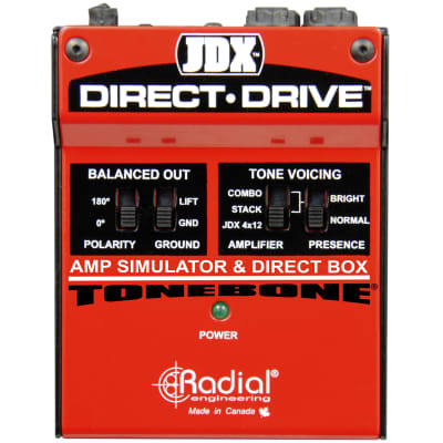 Radial JDX Direct-Drive Amp Simulator and DI Box image 2