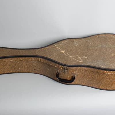 Harmony  Patrician H-1414 Arch Top Acoustic Guitar (1954), ser. #4850H1414, period grey chipboard case. image 11