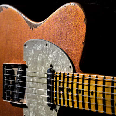 American Custom Fender Telecaster Relic Pink Sparkle CS Texas Specials image 2