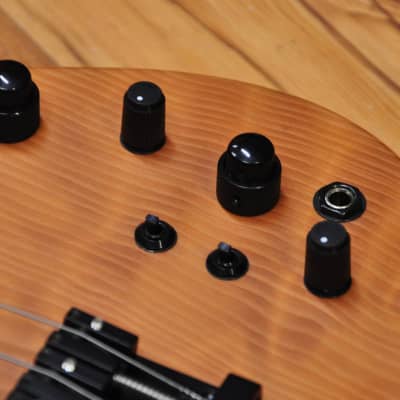 Fodera Emperor Std Limited Doctorbass Edition 6 string Ebony board 17.5mm Figured Redwood top image 8