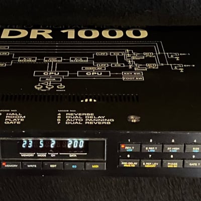 Sony MU-R201 Stereo Digital Reverb | Reverb