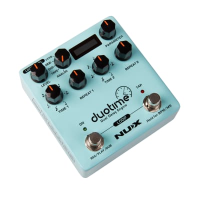 New NUX NDD-6 Duotime Dual Delay Engine Guitar Effects Pedal image 2