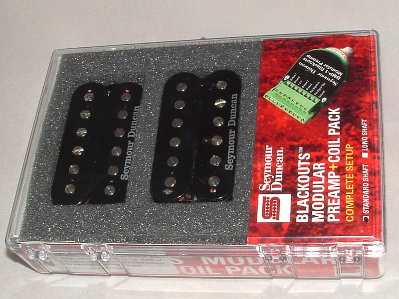 Seymour Duncan AHB-10 Blackouts Coil Pack Set  (Black)  New with Warranty image 1