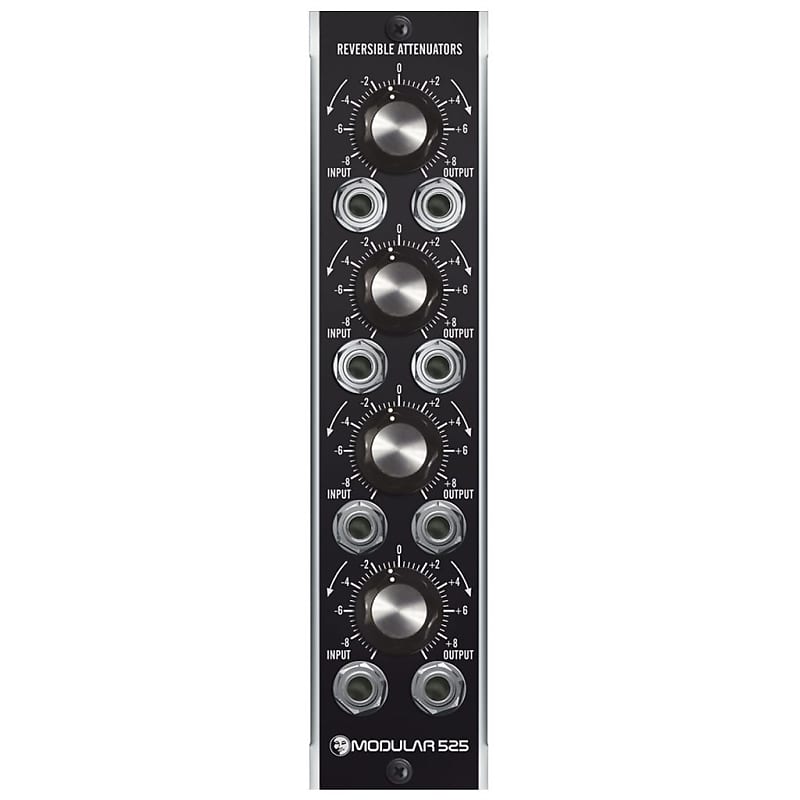 Moon Modular 525 Reversible Attenuators Bipolar Attenuator Reverb