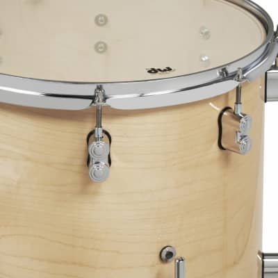PDP Concept Maple 5-Piece 22|16|12|10|14S Shell Pack - Natural Lacquer - Chrome Hardware image 4