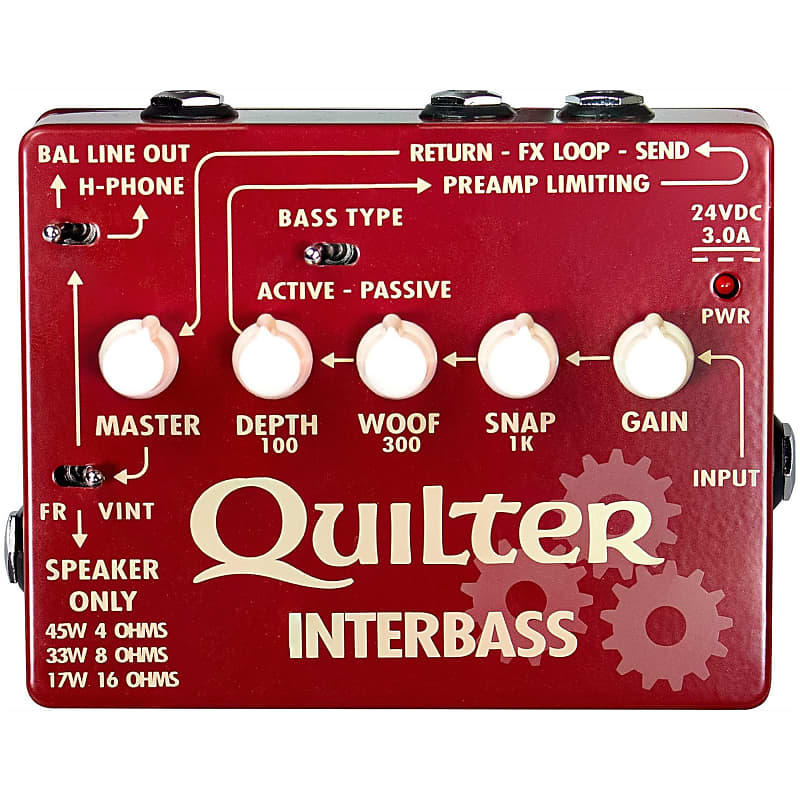 Quilter INTERBASS Power Amp and Direct Box (45 Watts) image 1