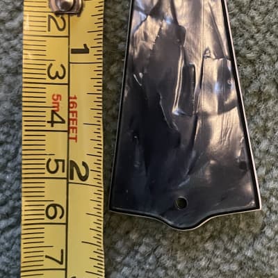Unknown Pearloid truss rod cover 50s-90s Grey for sale