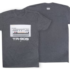 Roland TR-909 Crew T-Shirt Size 2X-Large in CHRCOAL image 1