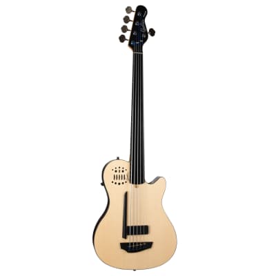 Godin A5 Ultra Fretless A/E Bass Guitar - Natural image 2
