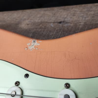 MyDream Stratocaster Custom Built - Relic Shell Pink Hepcat '69 image 11