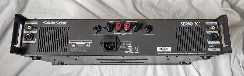 Samson Servo 300 2 Channel Stereo Power Amplifier 2014 Black