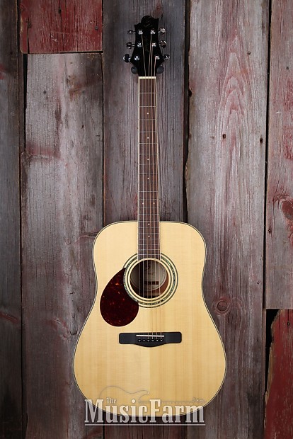 Samick Greg Bennett Design D5 Left Handed Acoustic Guitar Natural Finish Lefty
