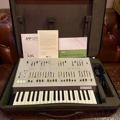 Korg ARP Odyssey Rev1 37-Slim Key Duophonic Analog Synthesizer 2015 - Present - White/Black