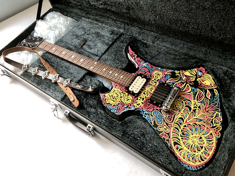 🌻hideと見た景色🌻B.C.Rich Hide Guitar Burny Fernandes luminous Mockingbird  Clear custom MG Sun Rose X-Japan Electric Guitar. 1980’s Matsumoto 松本秀人TELL  ME