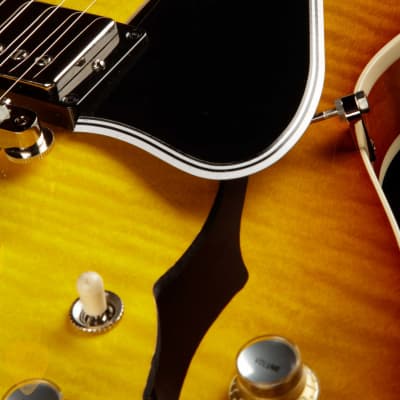 Gibson Custom Shop PSL '64 ES-335 Figured Reissue Gloss Golden Poppy Burst image 19