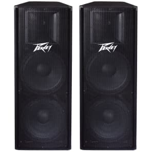 Peavey PV 215 Dual 15" 2-way Speaker Cabinet (Pair)