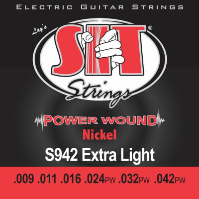 S.I.T Extra Light Power Wound Nickel Guitar Strings image 2