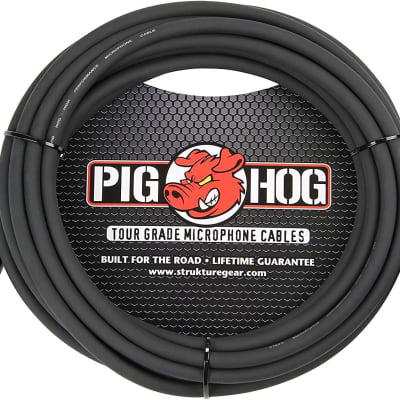 Pig Hog PHM15 High Performance 8mm XLR Microphone Cable, 15 Feet,Black image 1
