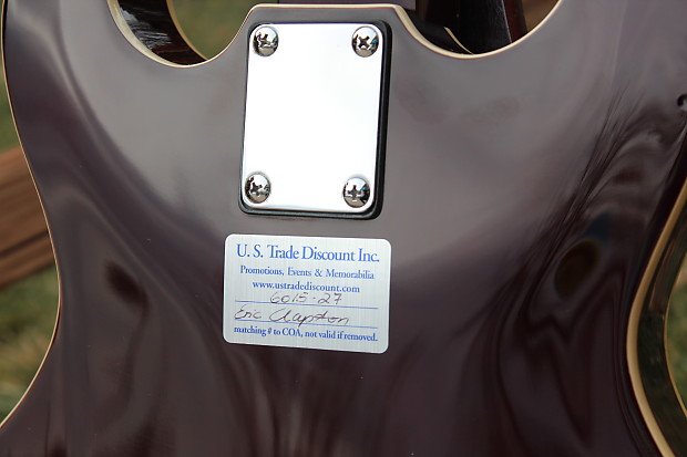 Silvertone By Samick SIGNED BY ERIC CLAPTON SSLA-30/TR Semi
