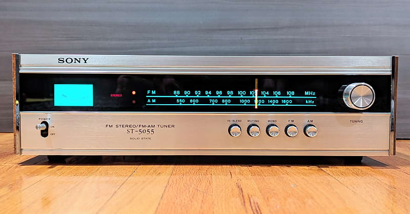 SONY ST-5055 FM/AMチューナー & TA-5055 統合アンプ Sony ST-5055 Stereo Tuner – The Turntable Store