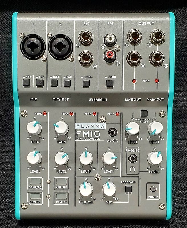 FLAMMA FM10 オーディオインターフェイス