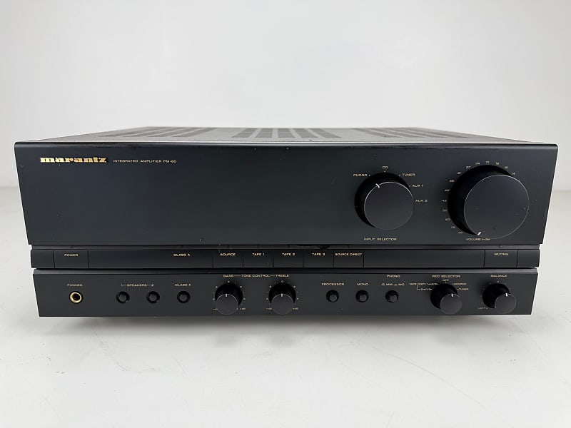 Marantz PM - 80 Stereo Integrated Amplifier - Partially Recapped - Serviced  			