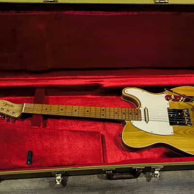 MyDream Partcaster Custom Built - Honey Gold Ash Chambered Alder Tapped Coil image 5