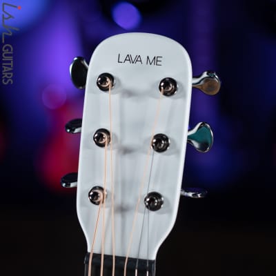 Lava Music Lava Me 3 Smart Acoustic Guitar 36” White w/ Space Bag image 9