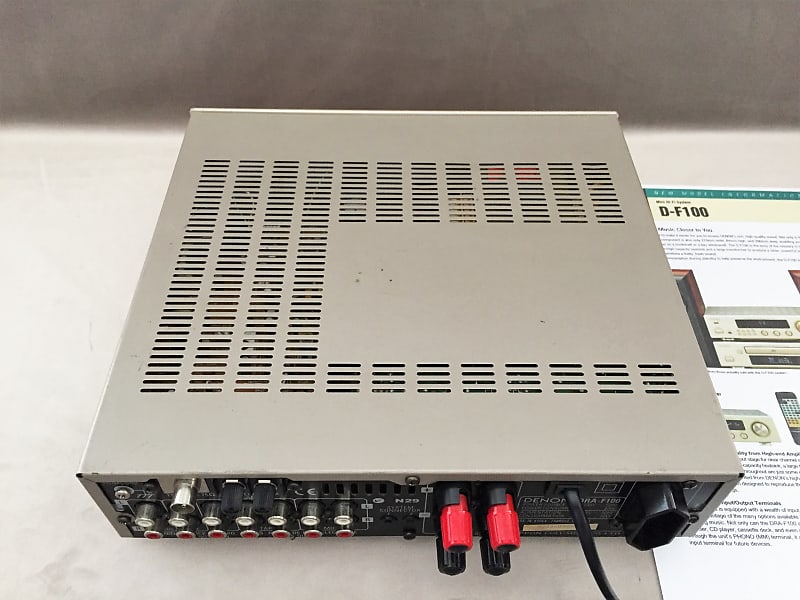 AMPLIFICATEUR AMPLI TUNER DENON DRA-F100 HIFI RECEIVER PHONO