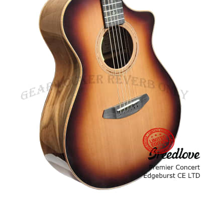 Breedlove Premier Concert Edgeburst CE LTD Red Cedar & Brazilian rosewood Limited Edition guitar image 3