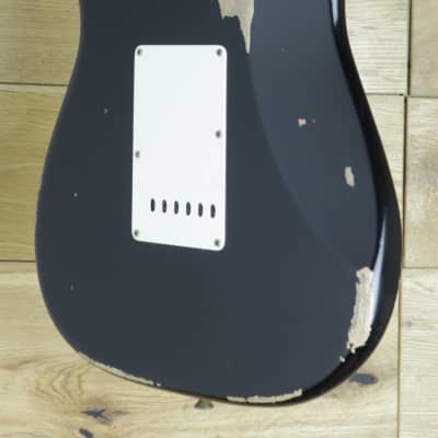 Fender Custom Shop 61 Strat Heavy Relic, Black CZ558463 image 4
